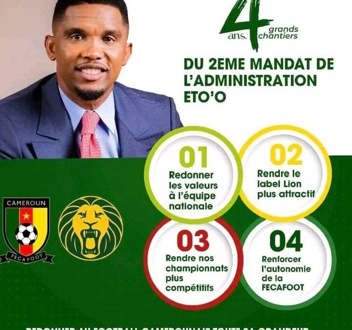 Fecafoot : Au-delà des quatre chantiers d’Eto’o, le football camerounais a besoin de beaucoup plus